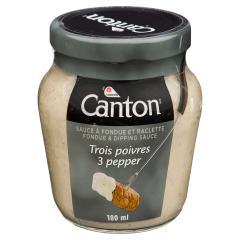 CANTON FONDUE SAUCE 3 PEPPER RTS (JAR)