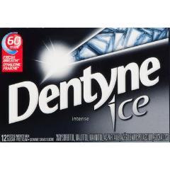 DENTYNE ICE GUM INTENSE SINGLE 12S