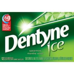 DENTYNE ICE GUM SPEARMINT SINGLE 12S