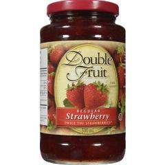 DOUBLE FRUIT JAM STRAWBERRY (JAR)