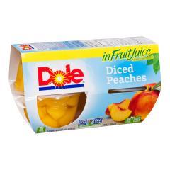 DOLE PEACH DICED IN JUICE CUP (PORTION)