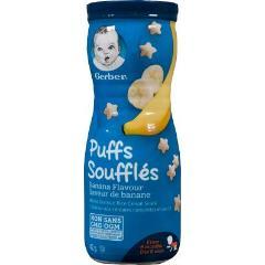 GERBER GRADUATE BABY FOOD PUFFS BANANA