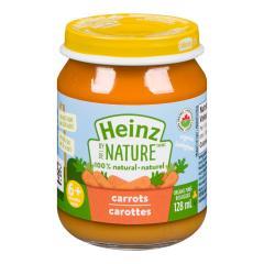 HEINZ NATURE CARROT PUREE BIO (JAR)