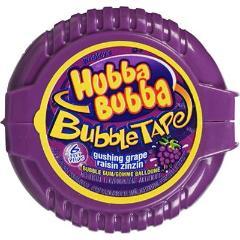 HUBBA BUBBA GUM BUBBLE TAPE GUSHING GRAPE