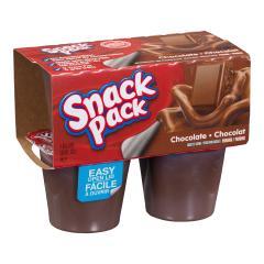 HUNT'S SNACK PACK PUDDING CHOCOLATE RTE (PORTION)