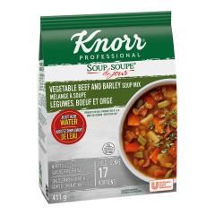 KNORR SDJ SOUP VEGETABLE BEEF BARLEY