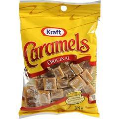 KRAFT CARAMELS ORIGINAL CHEWY CANDY (PEG BAG)