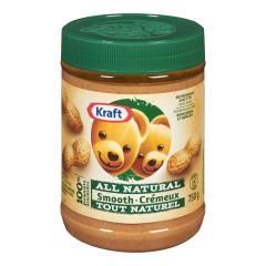 KRAFT PEANUT BUTTER ALL NATURAL SMOOTH (PLST)