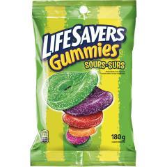 LIFE SAVERS GUMMY SOURS (PEG BAG)