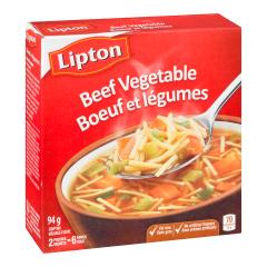 LIPTON BEEF VEGETABLE SOUP 2P