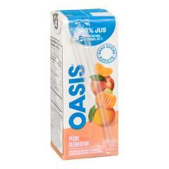 OASIS 100% PEACH/CLEMENTINE JUICE (TETRA)