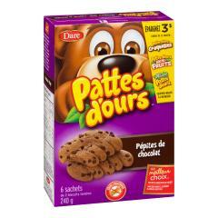 DARE BEAR PAW COOKIES CHOCOLATE CHIP