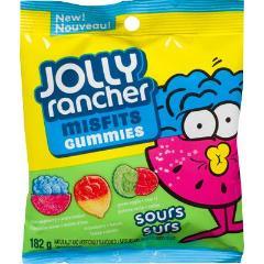 JOLLY RANCHER SOUR GUMMY MISFITS (PEG BAG)