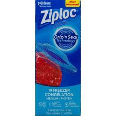 ZIPLOC GRIP/SEAL FREEZER BAG 18X20CM