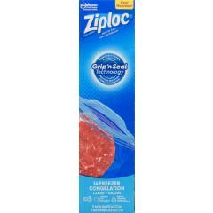 ZIPLOC GRIP/SEAL FREEZER BAG LARGE 26.8X27.3CM