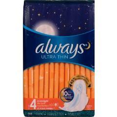 ALWAYS SANITARY PAD ULTRA THIN MAXI WING NIGHT