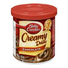 BETTY CROCKER CREAMY DELUXE FROST. CHOCOLATE