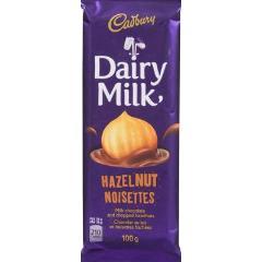 CADBURY DAIRY MILK CHOCOLATE BAR HAZELNUT FAMILY