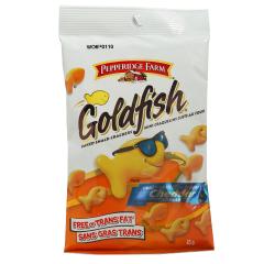 PEPPERIDGE FARM GOLDFISH CHEDDAR CRACKERS (PEG BAG)