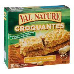 VAL NATURE CRUNCHY BAR GRANOLA PEANUT BUTTER