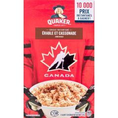 QUAKER OATMEAL INSTANT MAPLE BROWN SUGAR (PORTION)