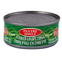 PANTRY SHELF TUNA LIGHT FLAKE WATER (TIN)