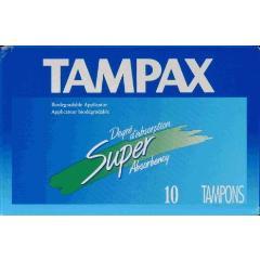 TAMPAX TAMPON BIODEGRADABLE SUPER