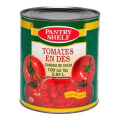 PANTRY SHELF TOMATO DICED SALT/FR (TIN)