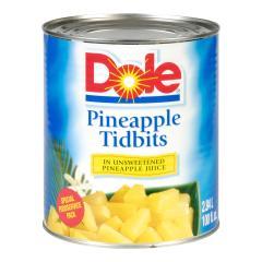 DOLE PINEAPPLE TIDBITS (TIN)