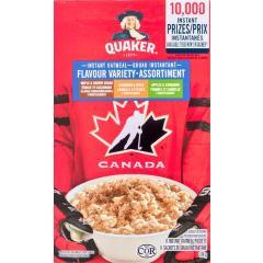 QUAKER OATMEAL INST.VARIETY 3 FLAV. (PORTION)