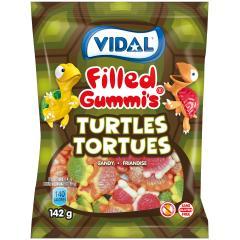 VIDAL CANDY FILLED GUMMY TURTLES (PEG BAG)