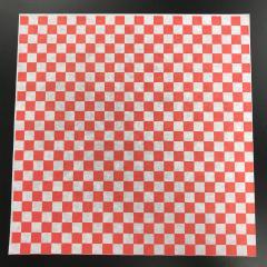 SANFACON PAPER CHECKERED RED 12X12"