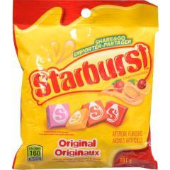 STARBURST CANDY ORIGINAL (PEG BAG)