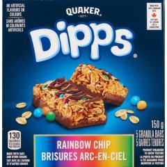 QUAKER BAR GRANOLA RAINBOW CHIPS DIPPS