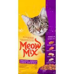 MEOW MIX CAT FOOD TUNA LIVER CHICKEN DRY (BAG)