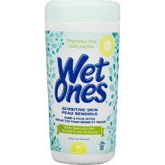 WET ONES MOIST TOWEL SENSITIVE SKIN