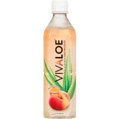 VIVALOE PEACH INFUSED ALOE BEVERAGE (PLST)