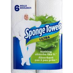 SPONGETOWELS PAPER TOWEL CHOOSE A SIZE 72SH