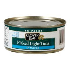 CLOVER LEAF TUNA LIGHT SKIPJACK FLAKED WATER (TIN)