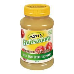 MOTT'S FRUITSATIONS APPLE SAUCE UNSWEETENED (PLST)