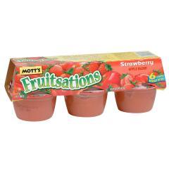 MOTT'S FRUITSATIONS SNACK APPLE STRAWBERRY (PORTION)