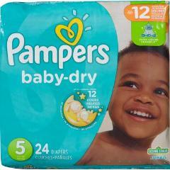 PAMPERS BABY DRY DIAPER JUMBO S5