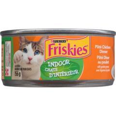 PURINA FRISKIES CAT FOOD INDOOR PATE CHUNKS (TIN)