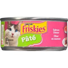 PURINA FRISKIES CAT FOOD PATE SALMON DINNER (TIN)